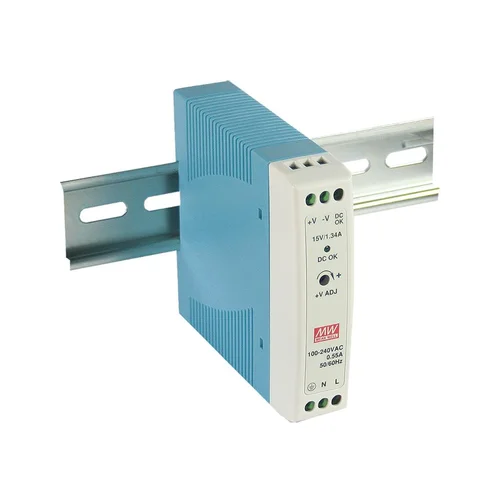 MDR-20-24 Компактный блок питания на DIN-рейку, 24В, 1А, 20Вт Mean Well